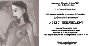 exhibition in Berre les Alpes